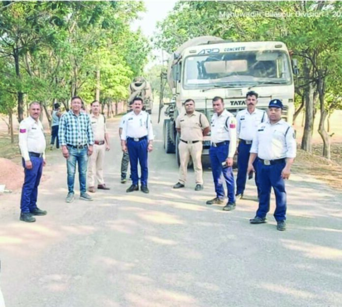 TRAFIC POLICE KORBA ACTION