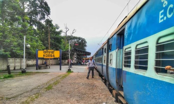 TRAIN LATE IN KORBA